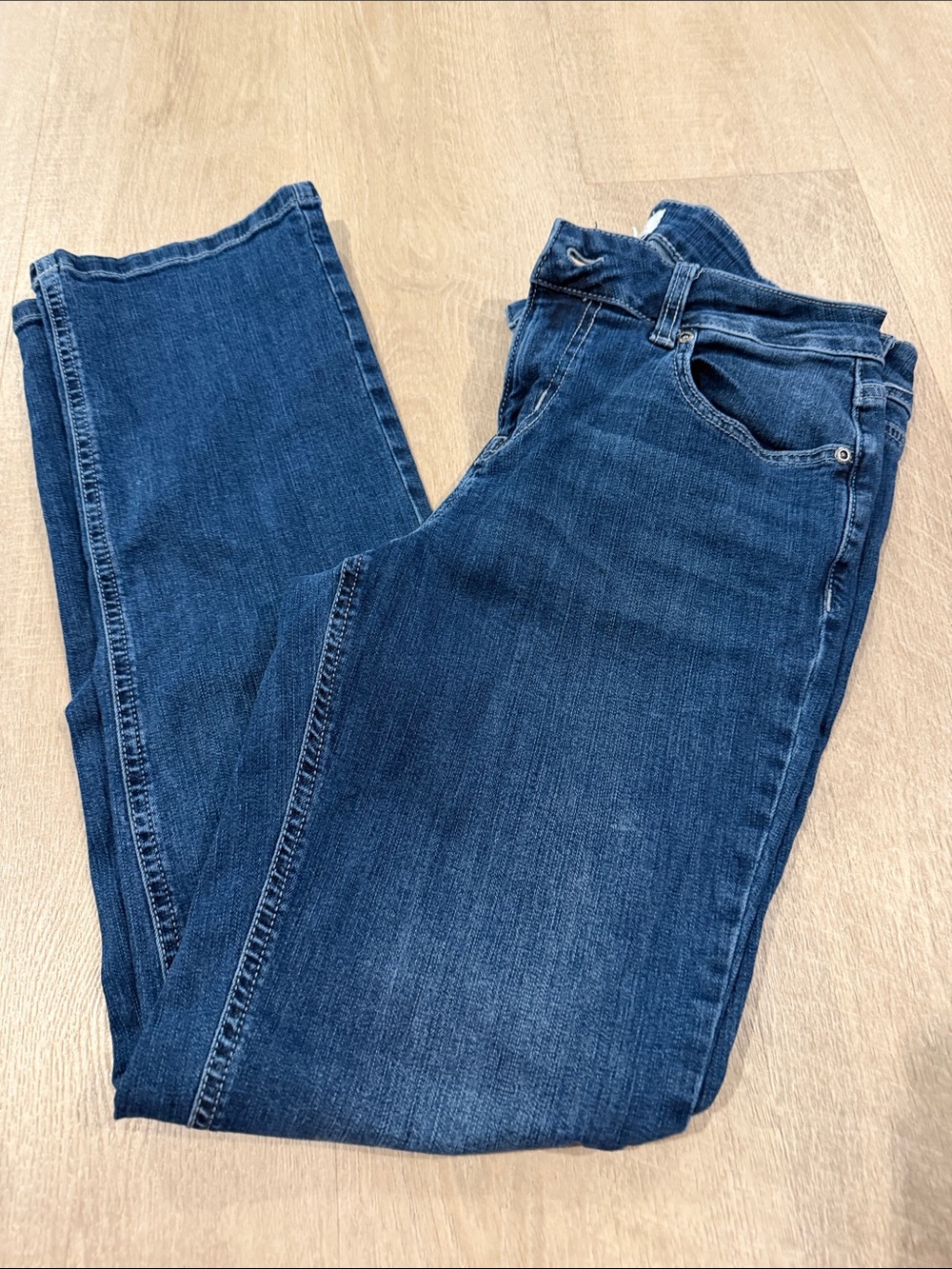 Maurices Dark Blue Straight Leg Jeans